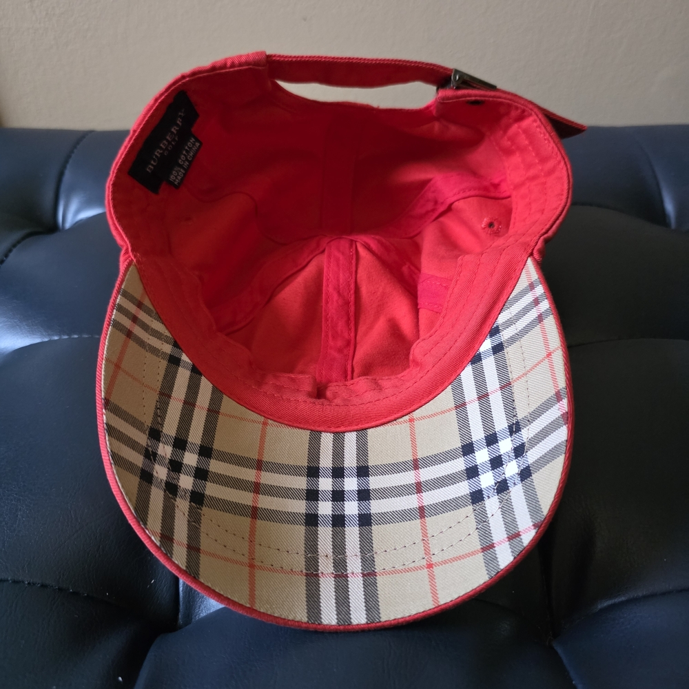 Burberry Red Cap - image 3